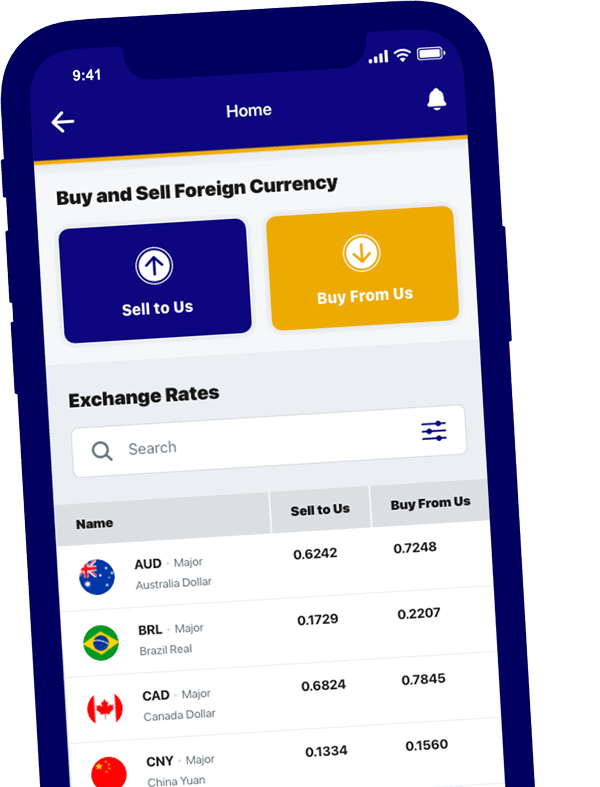 Florida and Texas Currency Exchange