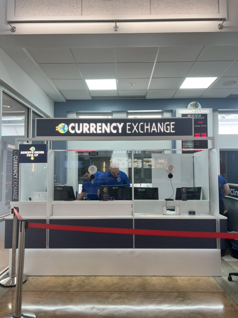 florida texas currency exchange kiosk tampa premium outlets 3